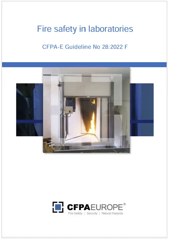 Fire safety in laboratories / CFPA 2022 Fire safety in laboratories / CFPA 2022